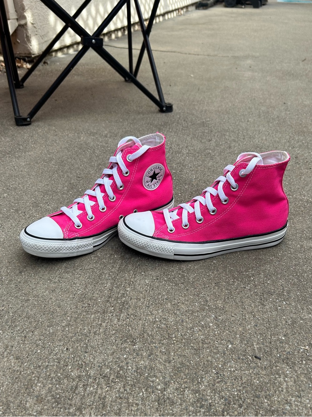 Converse Chuck Taylor All Star Hot Pink High Top Sneakers Women’s 8